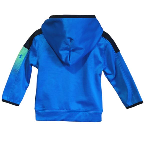 Under Armour Toddler Full Zip Sweatshirt Blue Boy's Size 24 Months - Picture 6 of 7